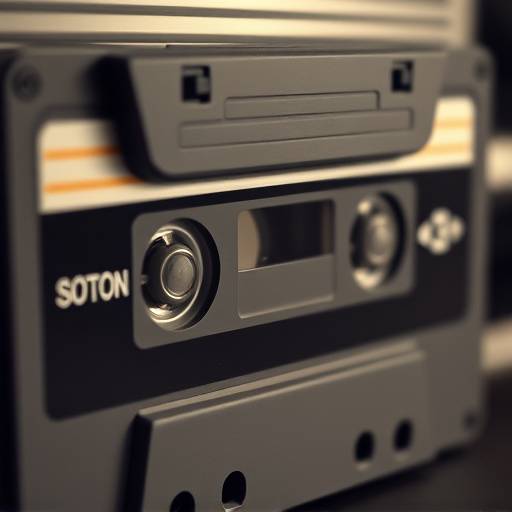Cassette tape being restored icon representing tape restoration services