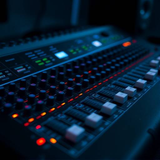 Mixing console icon representing mixing services