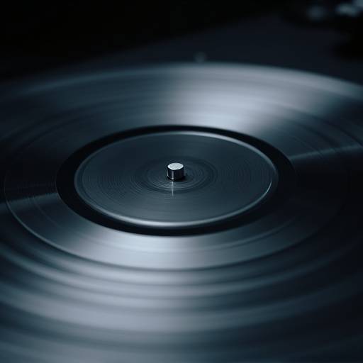 Vinyl record icon representing vinyl mastering services